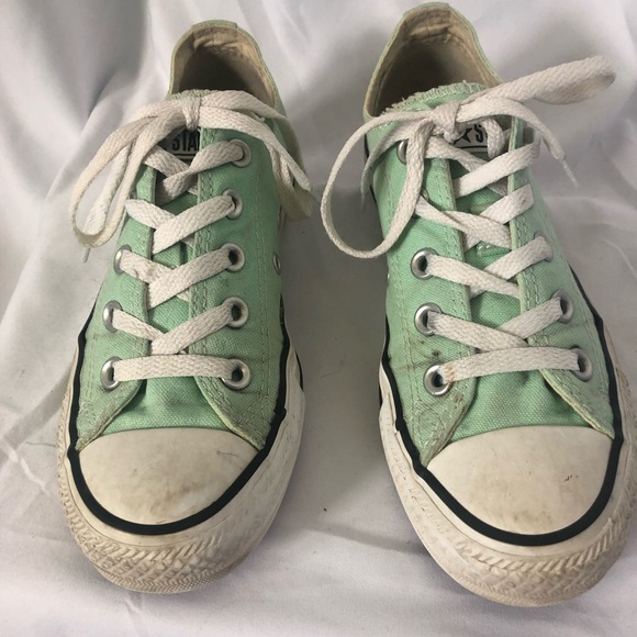 Converse mint green sneakers - Picture 7 of 9